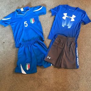 2 Pc Boys Shorts Sets Lot 2 Size 7 Small Italia